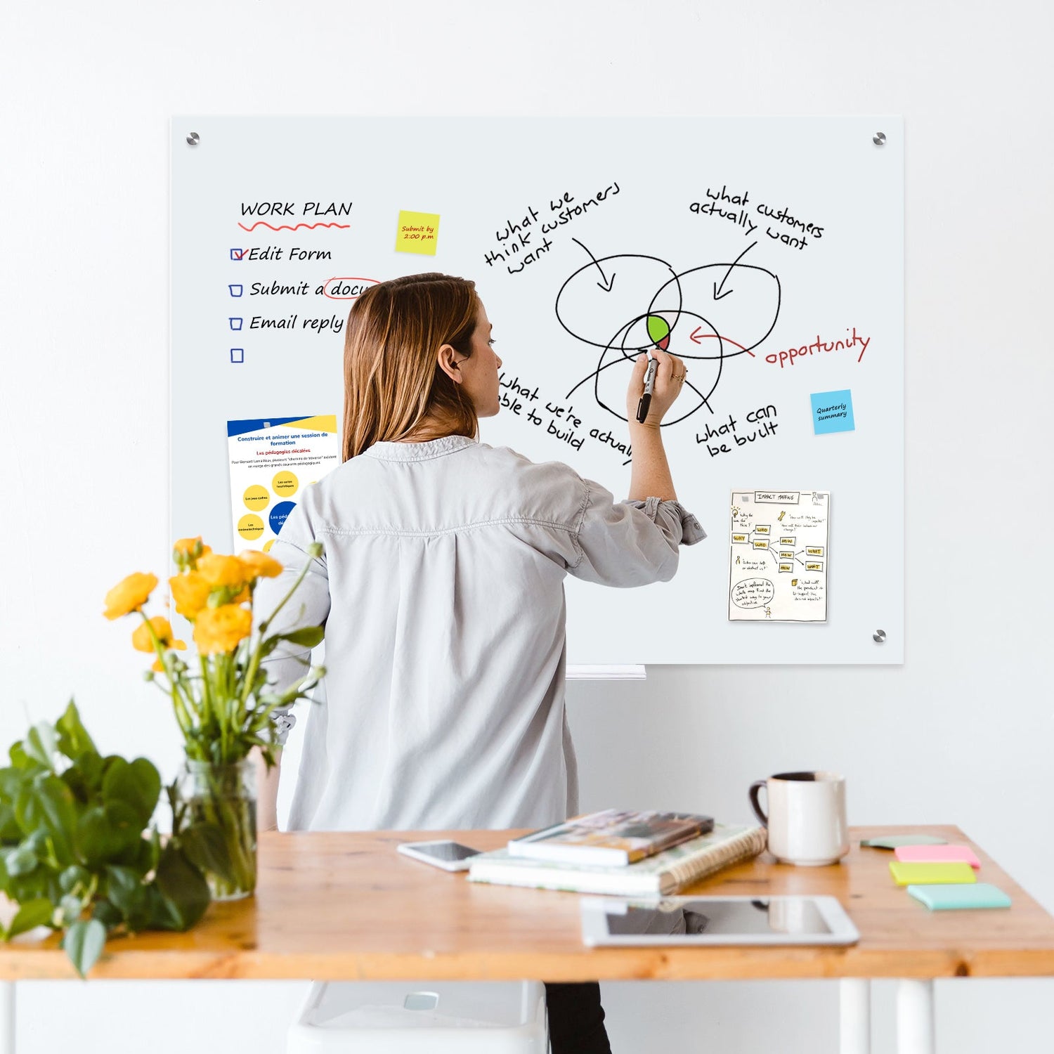 Wall Glass Board