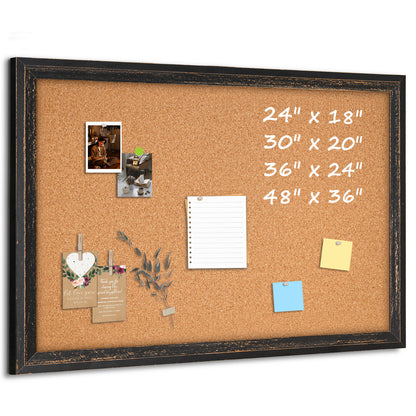 Bulletin Board-Cork Board-MDF Black frame cork board