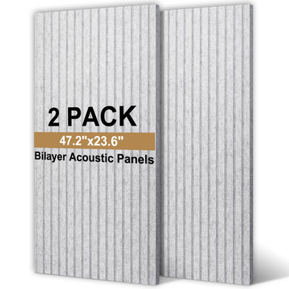 Slat Acoustic Panels Acoustic Panels, Decorative Sound Proof Felt Panels, Slat Wall Panels for Wall Decor Sound Absorbing Panel, Black