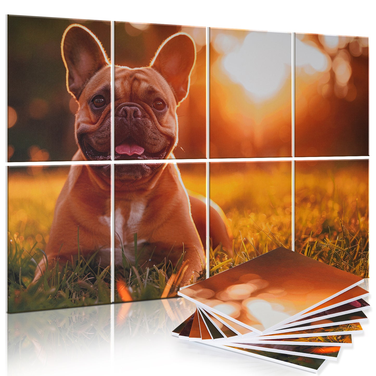 8 Pack Wall Art Acoustic Panels, 48x32 Inches Acoustic Treatment Panels Sound Absorbing Panels