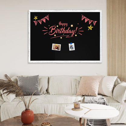 Magnetic Chalkboard Sign Board Large Chalkboard for Wall Magnetic Blackboard Hanging Chlakboard Wood Framed