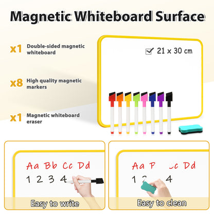 Writing Board Handheld Whiteboard 12"x8" Small White Board
