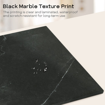 Magnetic Boards for Wall 18"x24" Black Marble Decorative White Board Magnetic Dry Erase Board