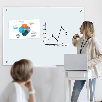 Magnetic Glass Whiteboard Glass Dry Erase Board Wall Mounted Glass Magnetic Whiteboard