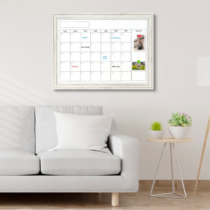 Dry Erase Whiteboard Calendar Magnetic White Board Magnetic Whiteboard for Wall Schedule Planner Board Wall-Mounted Calendar
