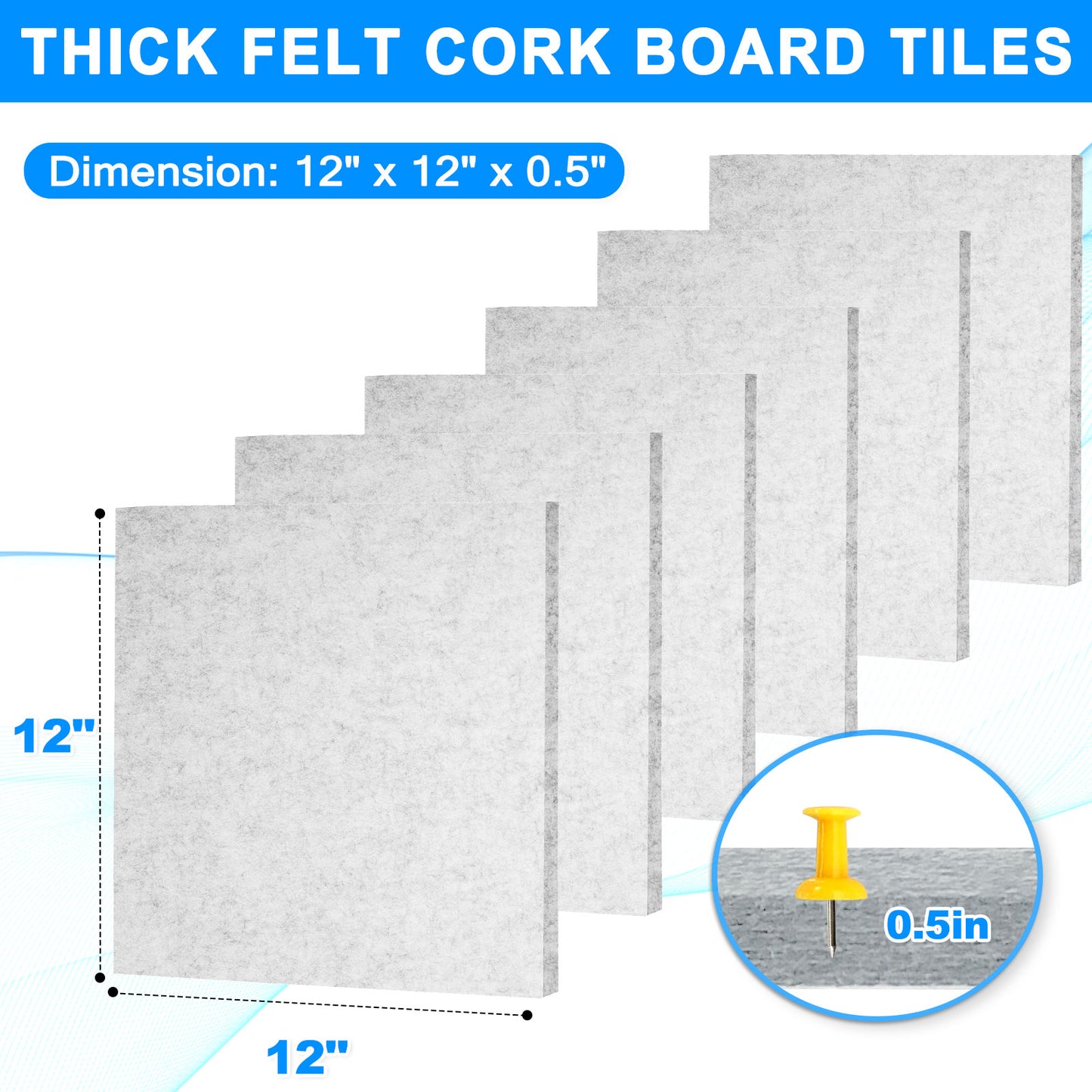 Bulletin Board-Felt Board-felt Cork Board Felt Board Tiles for Wall
