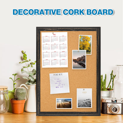 Bulletin Board-Cork Board-MDF Black frame cork board