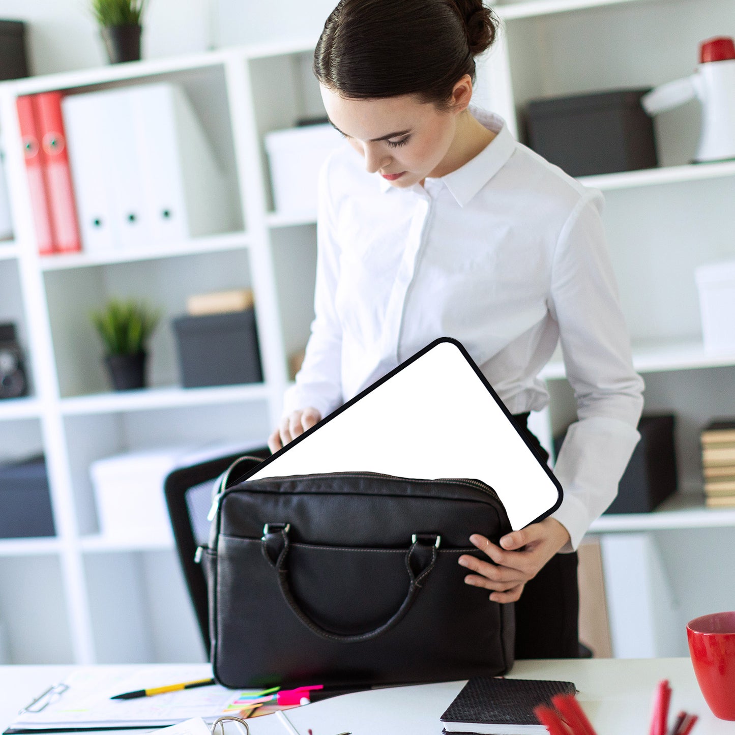 Dry Erase White Board  Portable and Double Sided Whiteboard for Drawing Writing