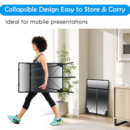 Whiteboard Easel with Stand 36" x 24" Height Adjustable Tripod Stand Portable Magnetic Dry Erase White Board