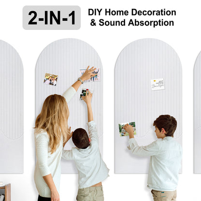 Felt Bulletin Board Push Pin Board Large Decorative Cork Boards for Walls Arch Decor Poster Board for Wall