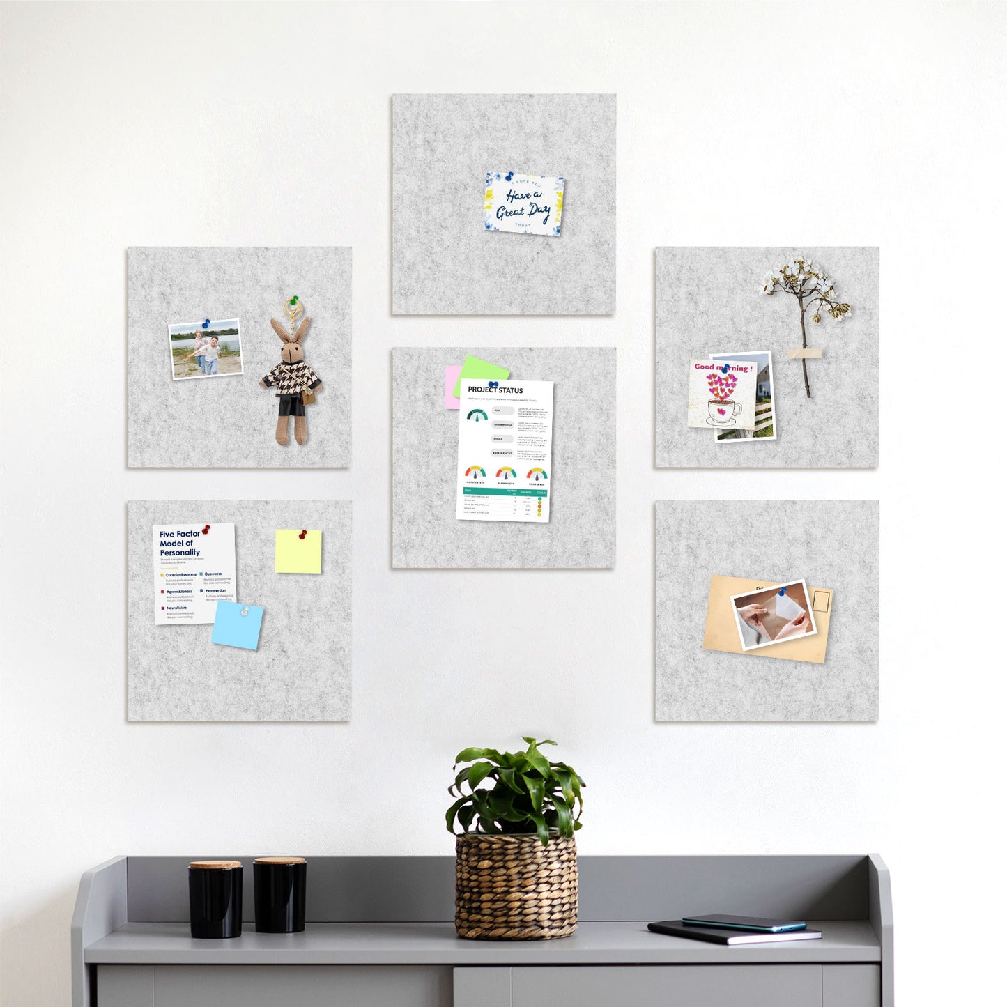Bulletin Board-Felt Board-felt Cork Board Felt Board Tiles for Wall