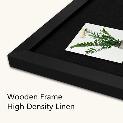 Black Linen Board, Wooden Frame, High Density Linen