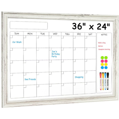 Dry Erase Whiteboard Calendar Magnetic White Board Magnetic Whiteboard for Wall Schedule Planner Board Wall-Mounted Calendar