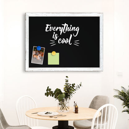 Magnetic Chalkboard Sign Board Large Chalkboard for Wall Magnetic Blackboard Hanging Chlakboard Wood Framed